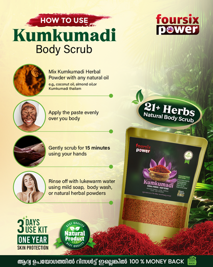 KUMKUMADI HERBAL BODY SCRUB