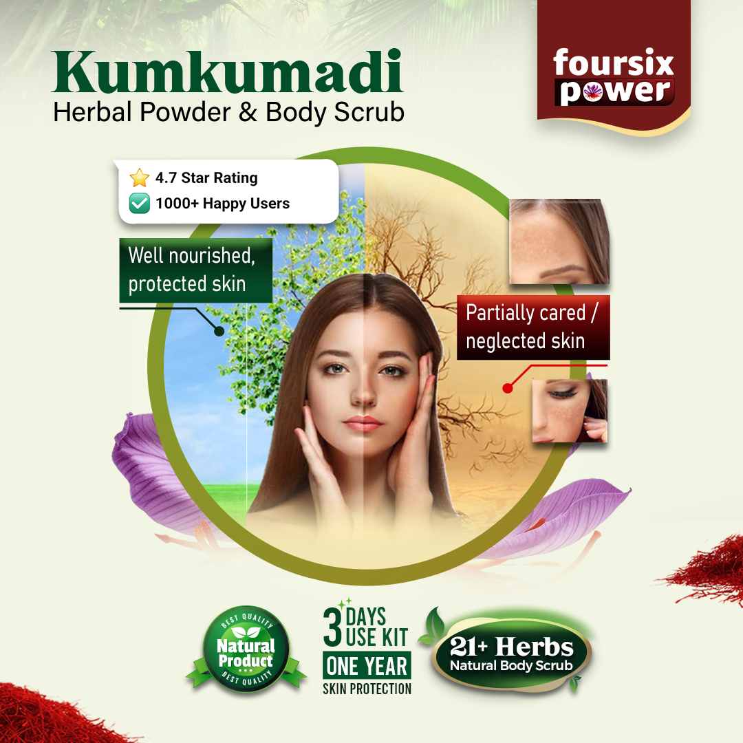 Kumkumadi Herbal Face & Body Scrub